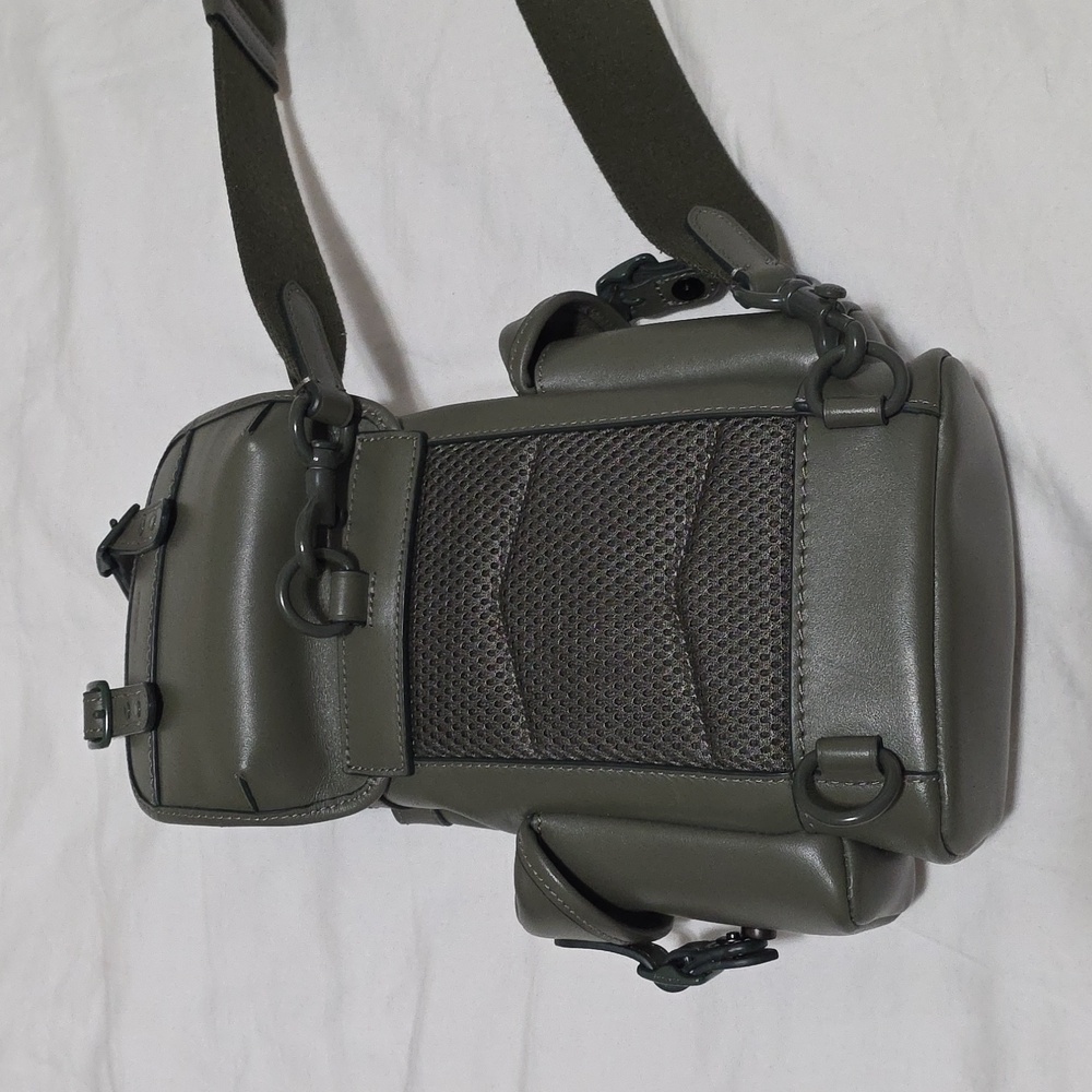 COACH Olive Green Men's Belt Bag - Picture 9 of 10
